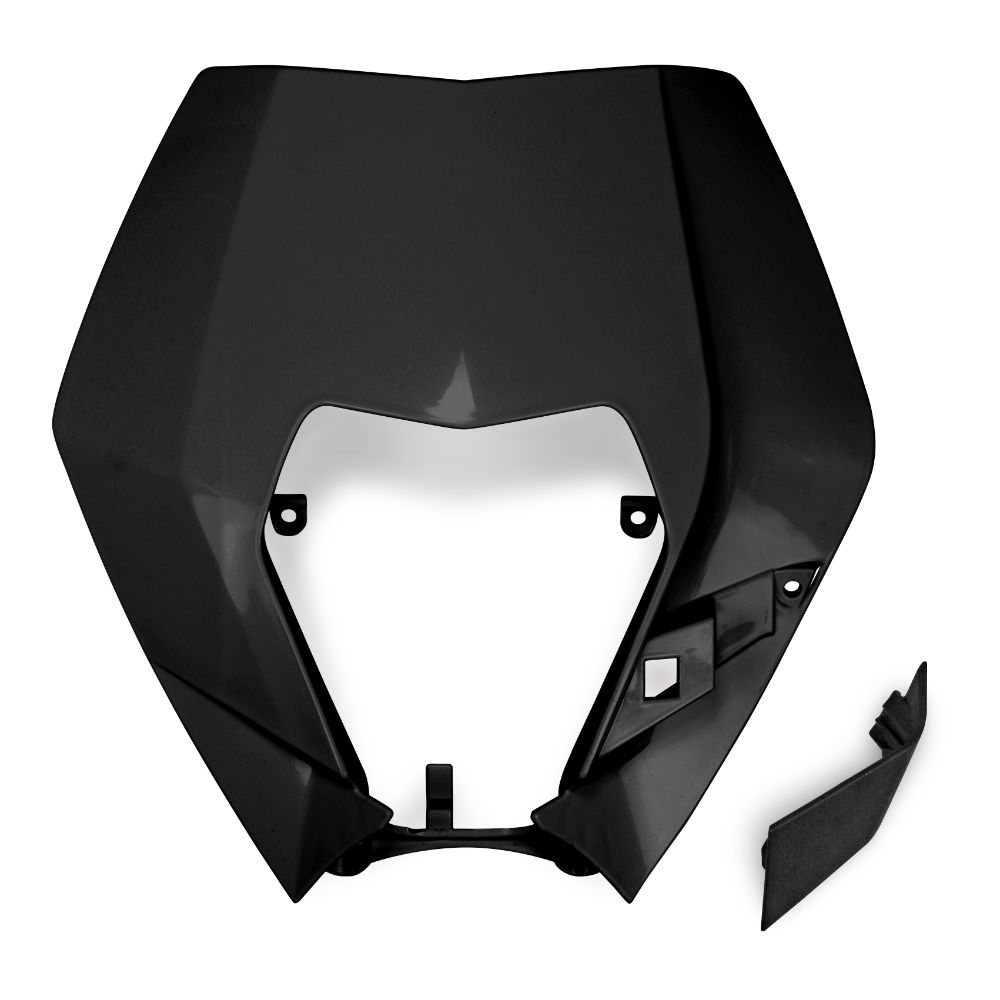 Headlight mask front KTM 125 EXC (09-13) black KT04090-001