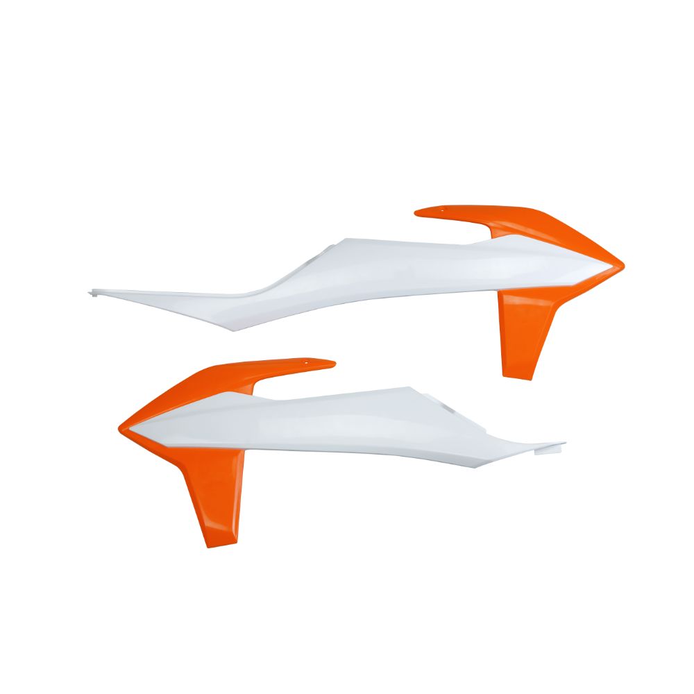 Radiator Shrouds KTM 125 SX (19) white and orange* KT04092-999
