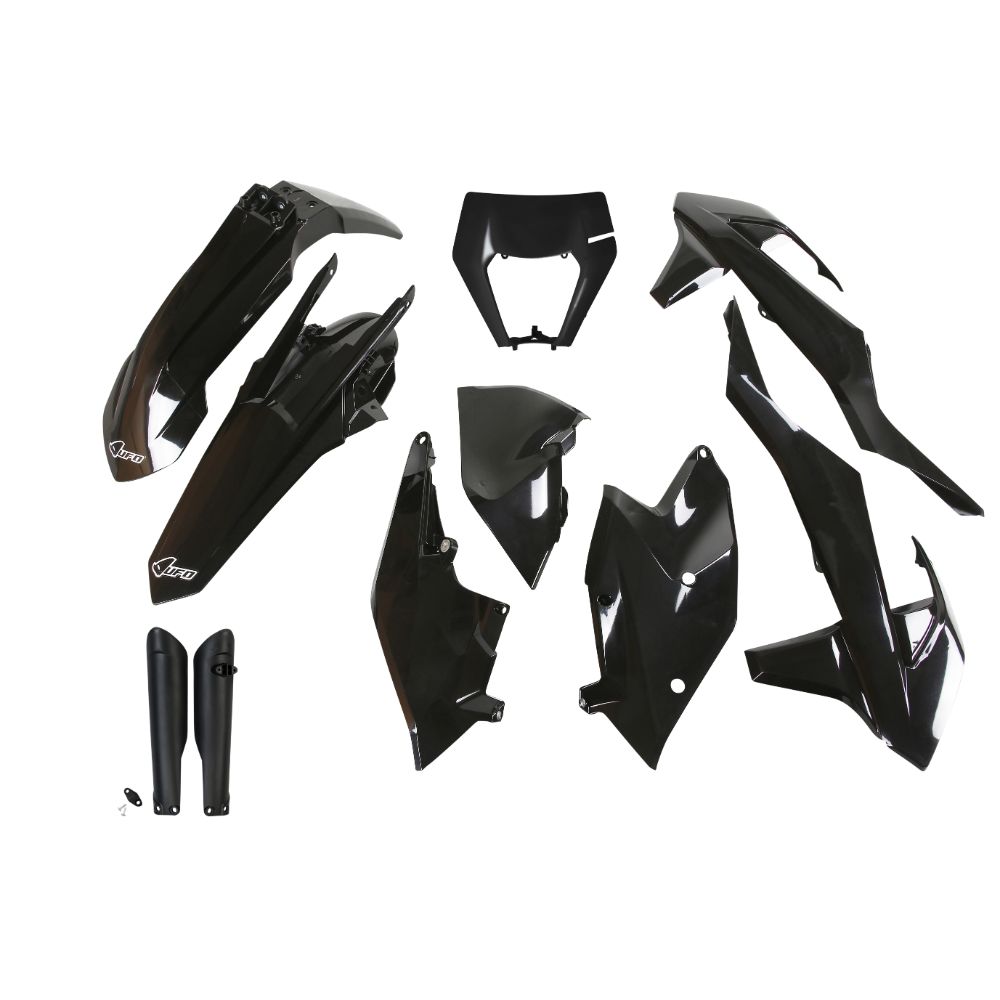 Plastics kit KTM 250 EXC-F (17-19) - colour black KTKIT523F-001