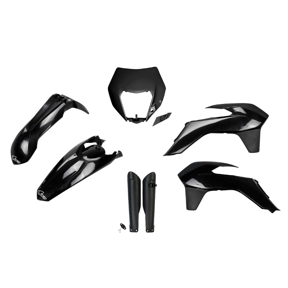 Plastics kit KTM 200 EXC (14-16) - colour black KTKIT524F-001
