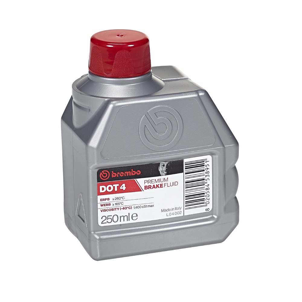Brake fluid Brembo Premium DOT 4 Low Viscosity - 250 ml Brake fluid Brembo Premium DOT 4 Low Viscosity - 250 ml
