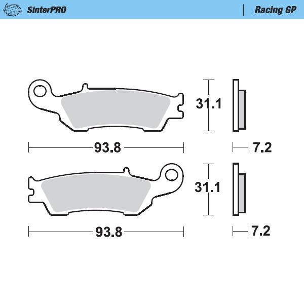 Brake pads Moto Master Fantic 250 XEF (21-22) front GP MM-094912