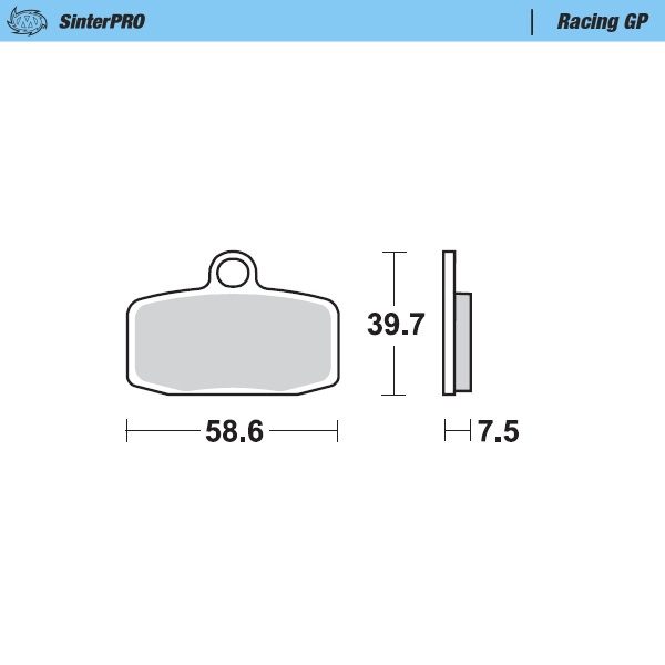 Brake pads Moto Master KTM 85 SX (12-20) front GP MM-097412