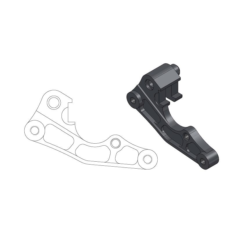 Spacer Suzuki RM 250 (96-12) front 270 mm - Moto Master MM-211047