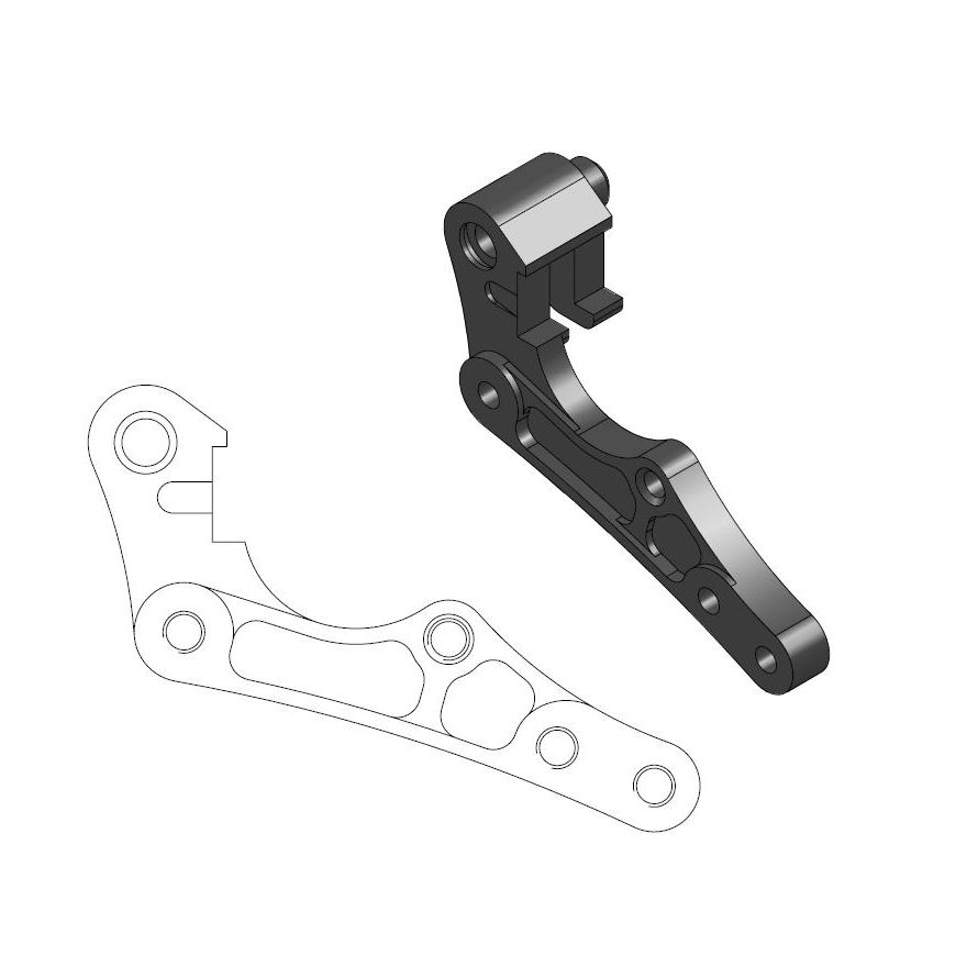 Spacer Sherco 125 SE-R (18-23) front 270 mm - Moto Master MM-211080