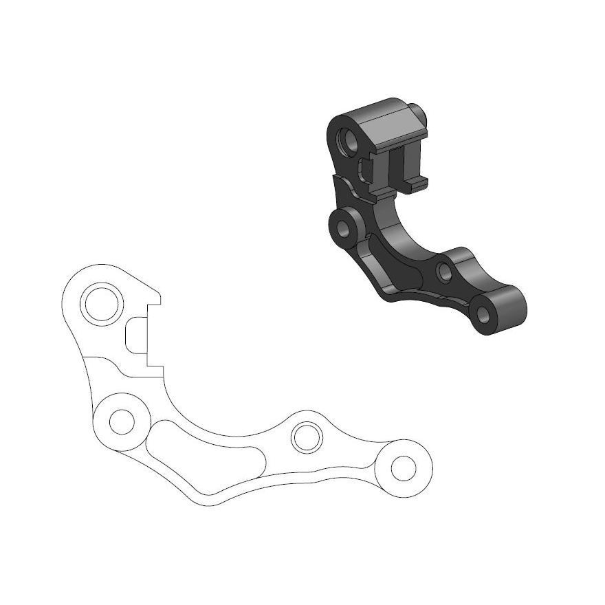 Spacer Honda CRF 450 R (19-25) front 270 mm - Moto Master MM-211118