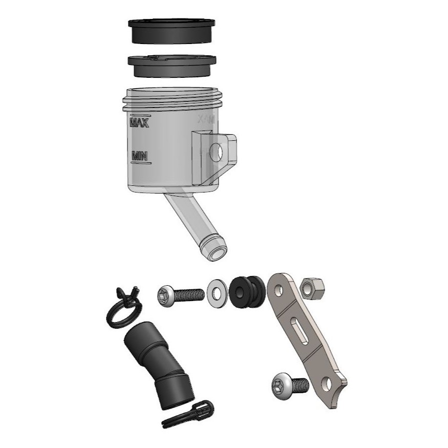 Reservoir Kit for Radial Brake Master Cylinder Moto Master RMC-R