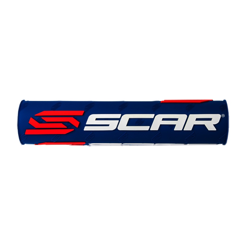 Handlebar pad Scar dark blue and white - Handlebar with crossbar