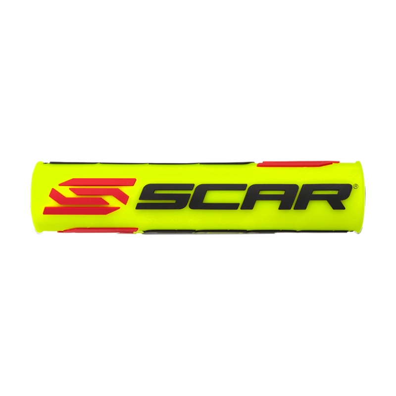 Handlebar pad Scar neon yellow and black - Handlebar with crossbar
