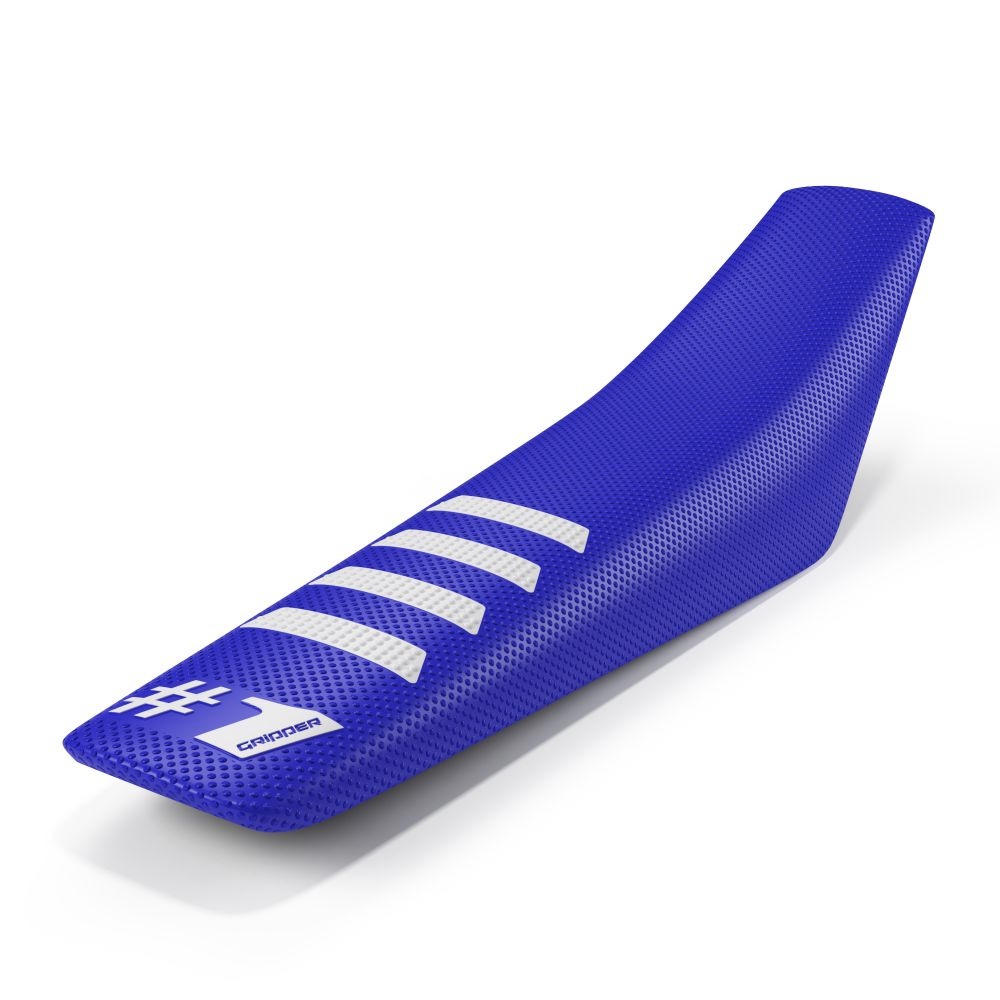 Universal seat cover Onegripper - Ribbed blue and white Universal seat cover Onegripper - Ribbed blue and white