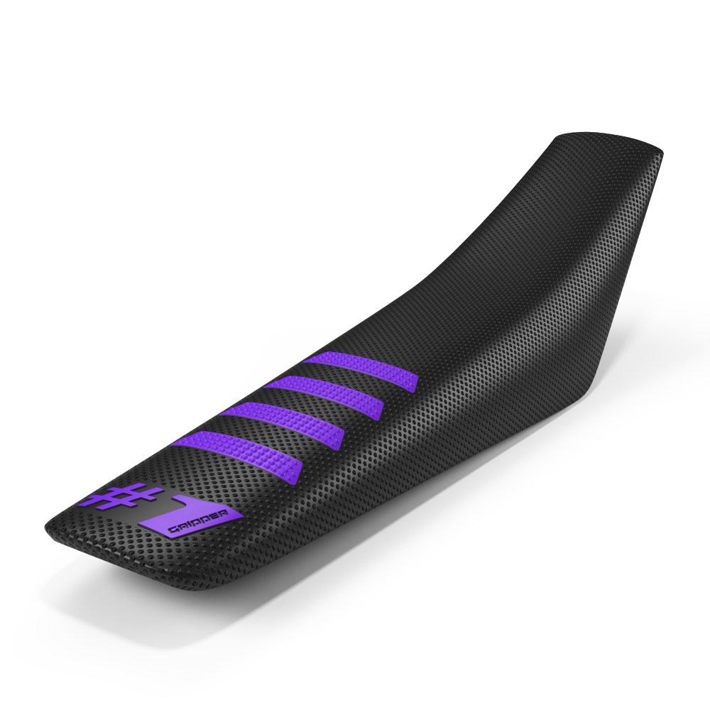 Universal seat cover Onegripper - Ribbed black and viola Universal seat cover Onegripper - Ribbed black and viola