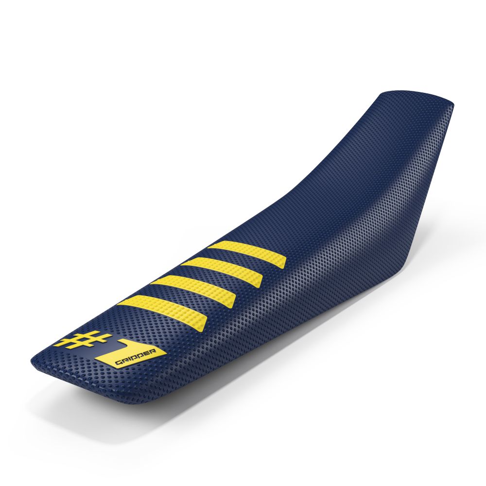 Universal seat cover Onegripper - Ribbed blue scuro and yellow Universal seat cover Onegripper - Ribbed blue scuro and yellow