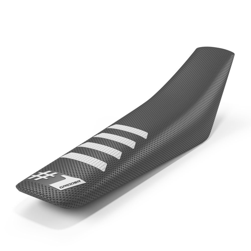 Universal seat cover Onegripper - Ribbed grey scuro and white Universal seat cover Onegripper - Ribbed grey scuro and white