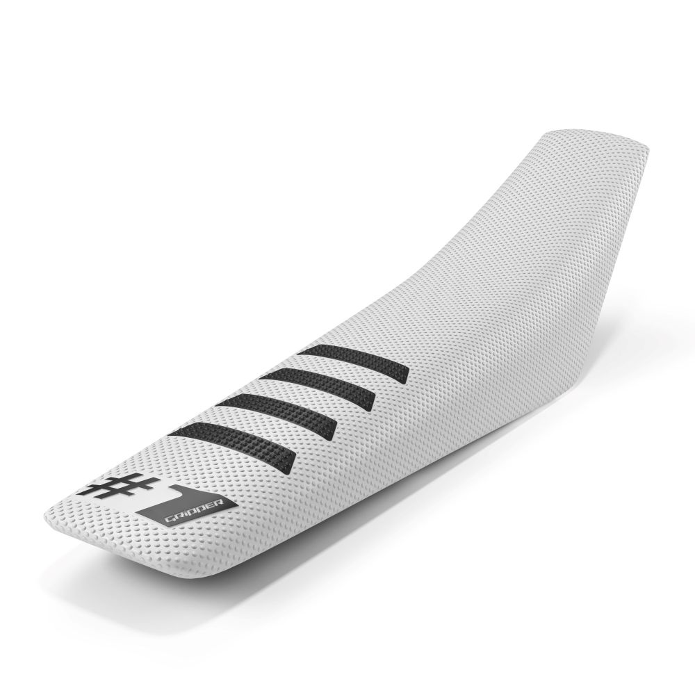 Universal seat cover Onegripper - Ribbed white and black Universal seat cover Onegripper - Ribbed white and black