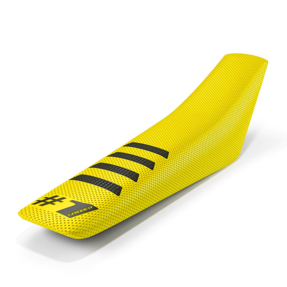 Universal seat cover Onegripper - Ribbed yellow and black Universal seat cover Onegripper - Ribbed yellow and black