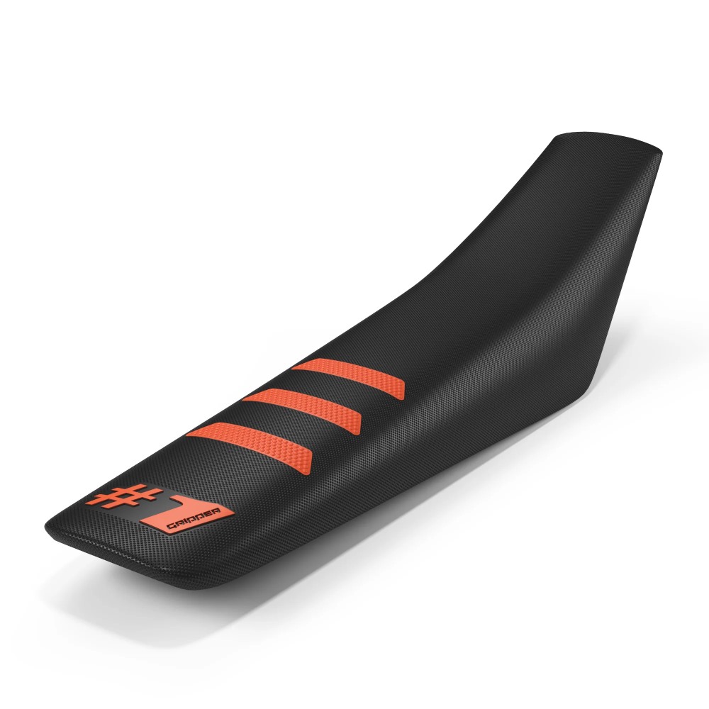 Universal seat cover Onegripper - Light Rib black and orange Universal seat cover Onegripper - Light Rib black and orange