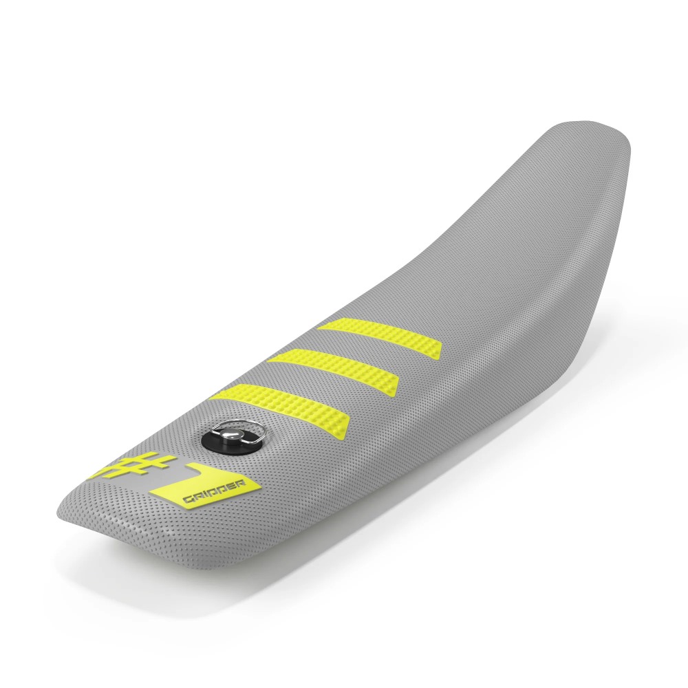 Universal seat cover Onegripper - Mini Light Rib grey chiaro and yellow Universal seat cover Onegripper - Mini Light Rib grey chiaro and yellow