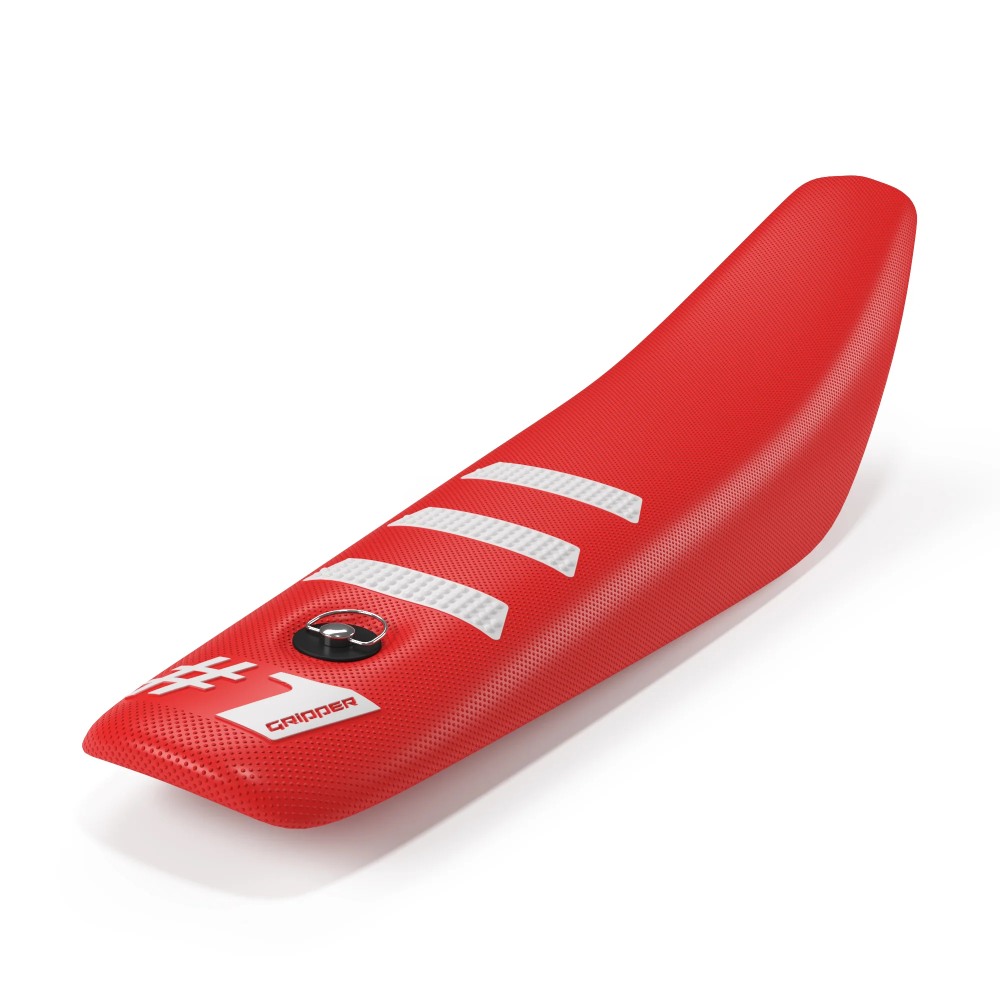 Universal seat cover Onegripper - Mini Light Rib red and white Universal seat cover Onegripper - Mini Light Rib red and white