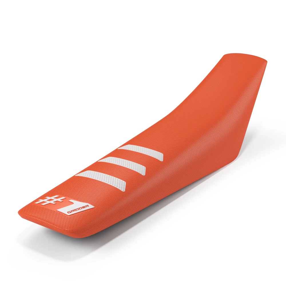 Universal seat cover Onegripper - Light Rib orange and white Universal seat cover Onegripper - Light Rib orange and white