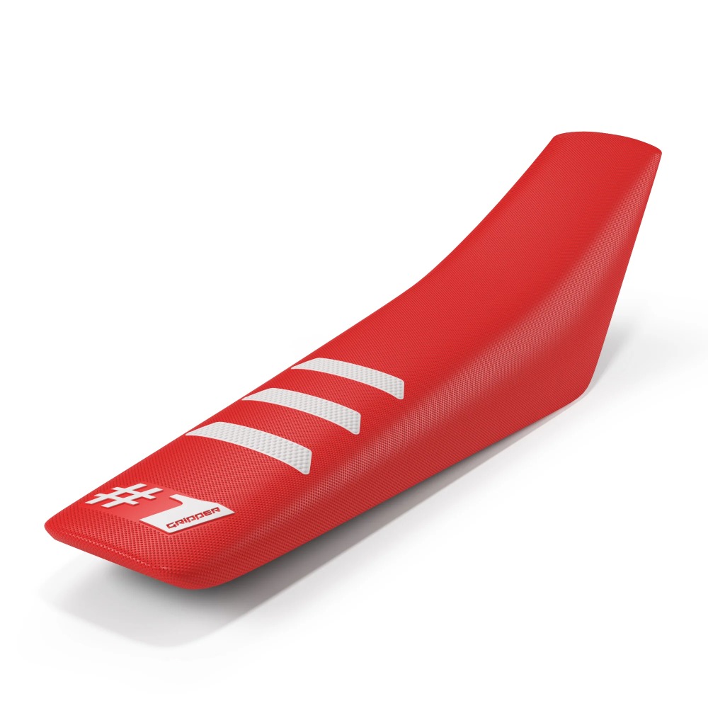 Universal seat cover Onegripper - Light Rib red and white Universal seat cover Onegripper - Light Rib red and white
