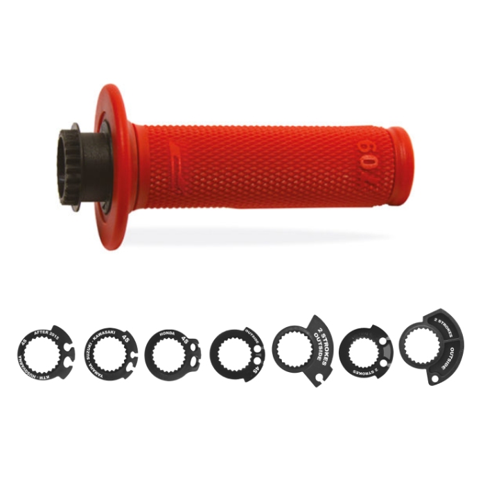 Pair of Grips Lock-On Pro Grip 709 - red