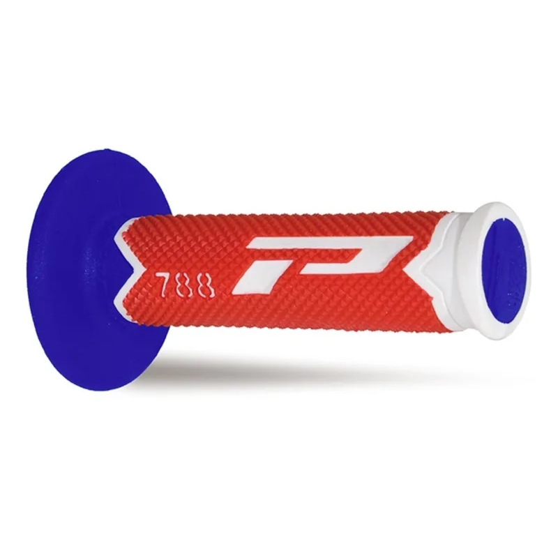 Pair of Grips Pro Grip 788 - white red blue
