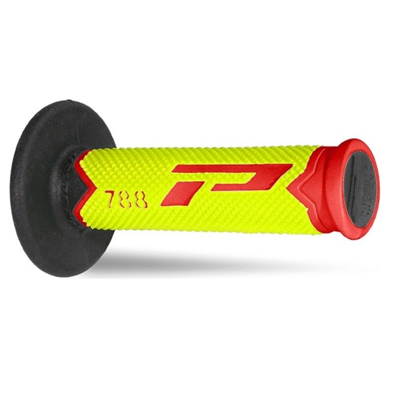 Pair of Grips Pro Grip 788 - red neon yellow black