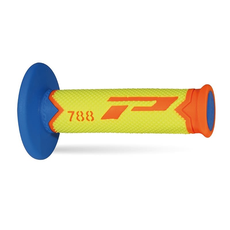 Pair of Grips Pro Grip 788 - neon orange neon yellow light blue