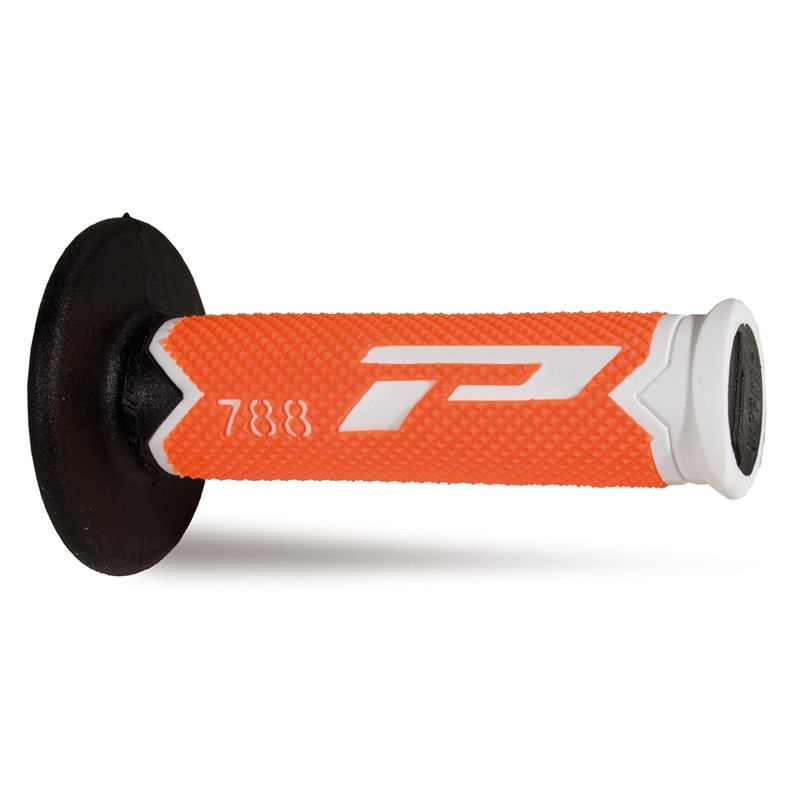 Pair of Grips Pro Grip 788 - white neon orange black