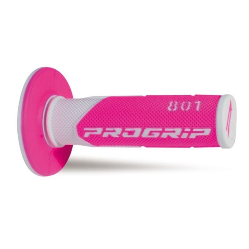 Pair of Grips Pro Grip 801 - white fuchsia fluo