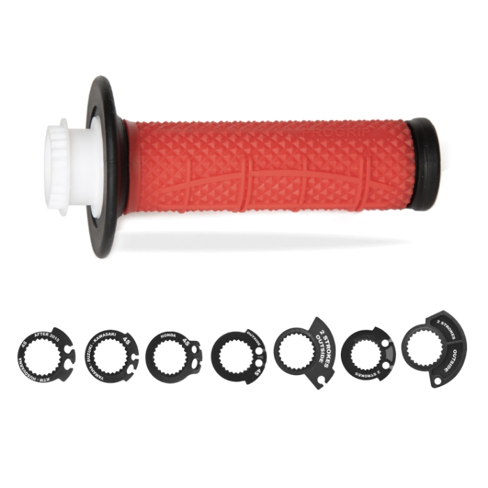 Pair of Grips Lock-On Pro Grip 809 - black red