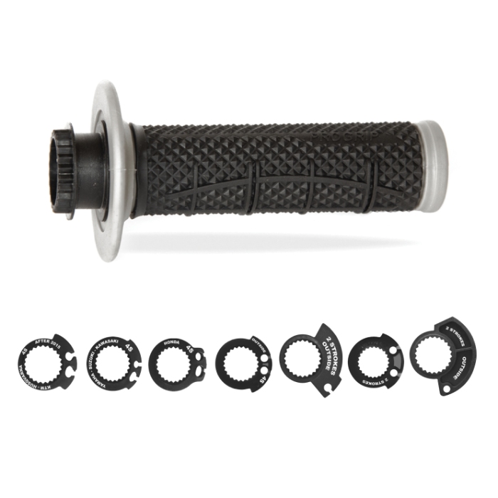 Pair of Grips Lock-On Pro Grip 809 - grey black