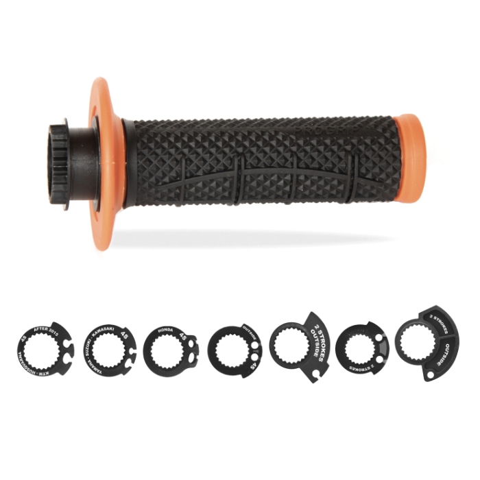 Pair of Grips Lock-On Pro Grip 809 - orange black