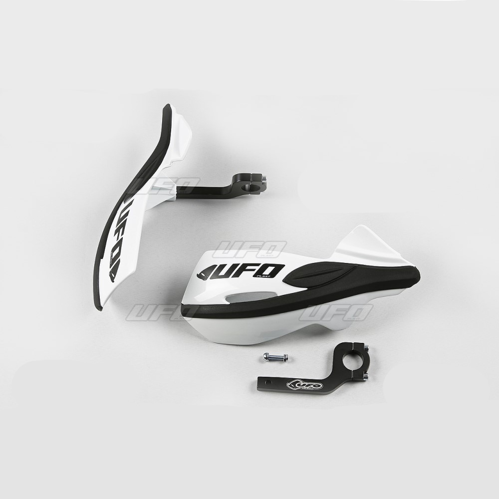 Pair of handguards UFO PATROL universal white