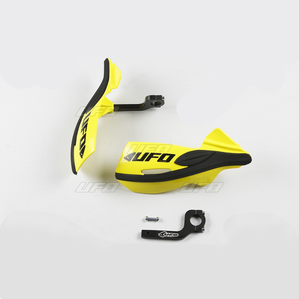 Pair of handguards UFO PATROL universal yellow