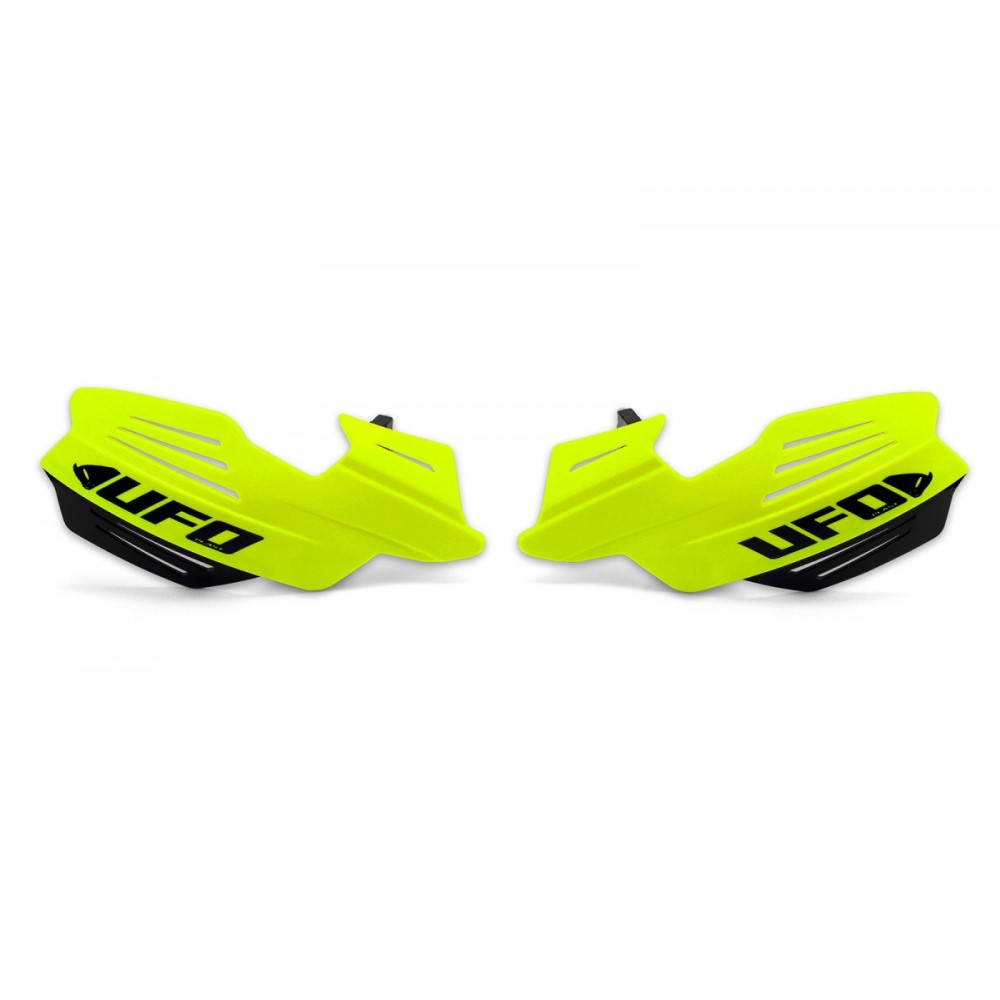 Pair of handguards UFO VULCAN universal neon yellow