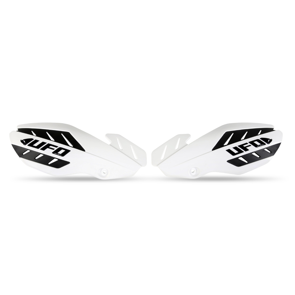 Pair of handguards UFO FLAME white