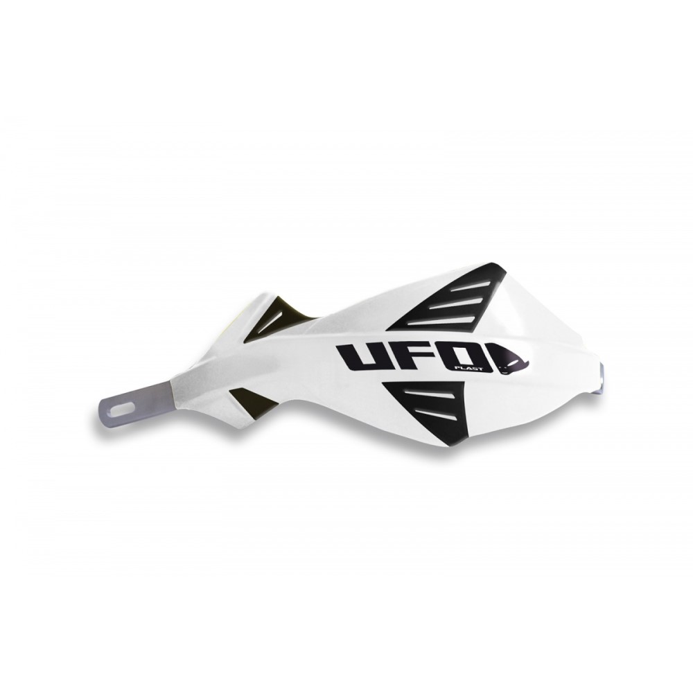 Pair of full-wrap handguards UFO DISCOVER for 28.6 mm handlebars white