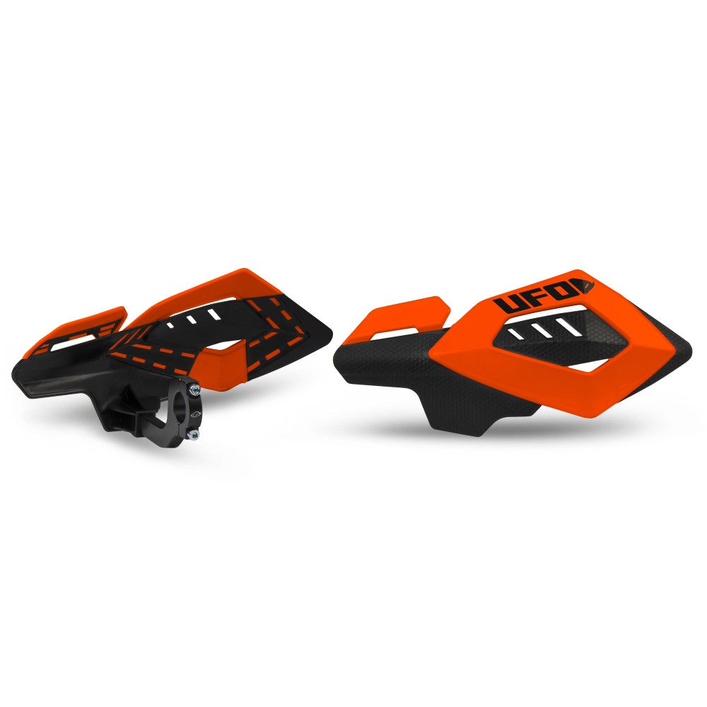 Pair of handguards UFO ARCHES universal neon orange