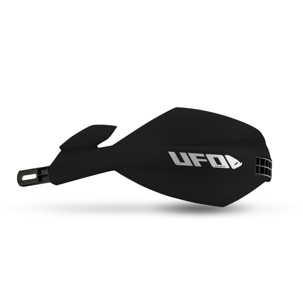 Pair of full-wrap handguards UFO MUGAN for 28.6 mm handlebars black