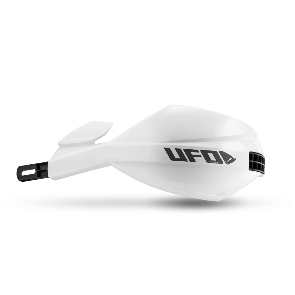 Pair of full-wrap handguards UFO MUGAN for 28.6 mm handlebars white