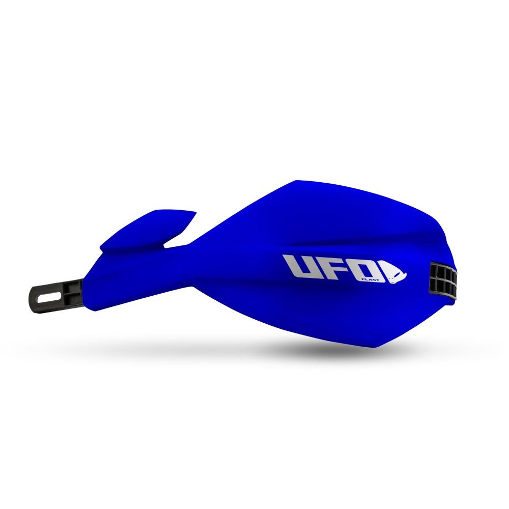 Pair of full-wrap handguards UFO MUGAN for 28.6 mm handlebars blue