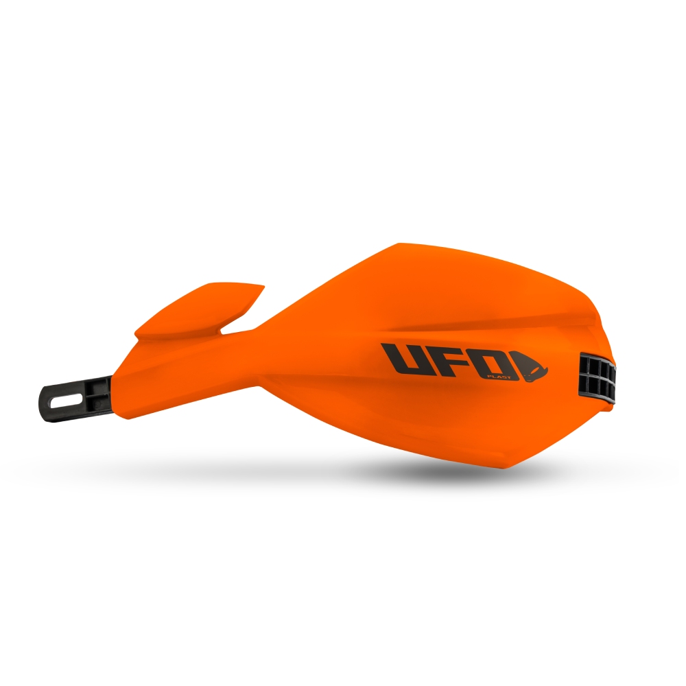Pair of full-wrap handguards UFO MUGAN for 28.6 mm handlebars orange