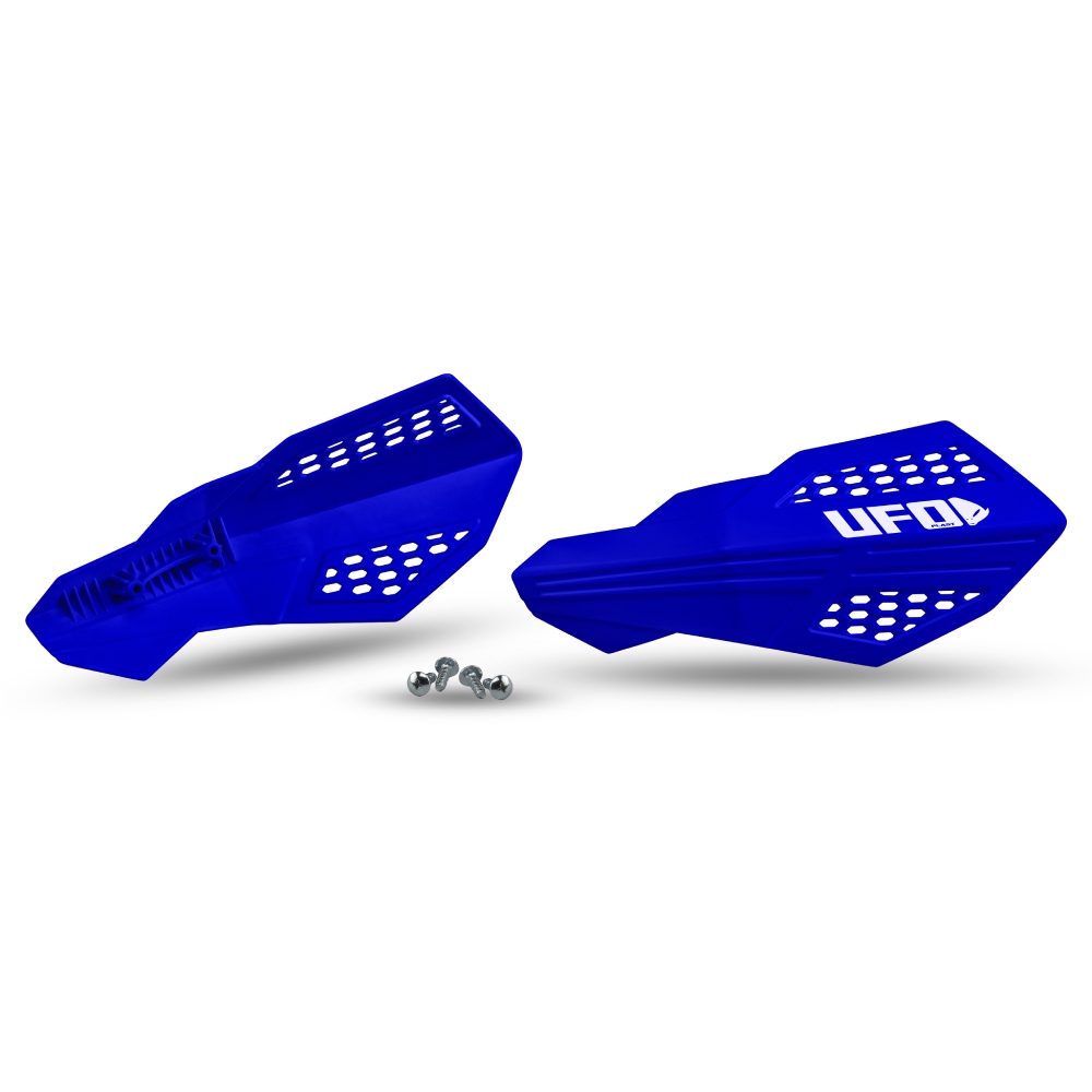 Pair of handguards UFO HORUS for lever mounts blue
