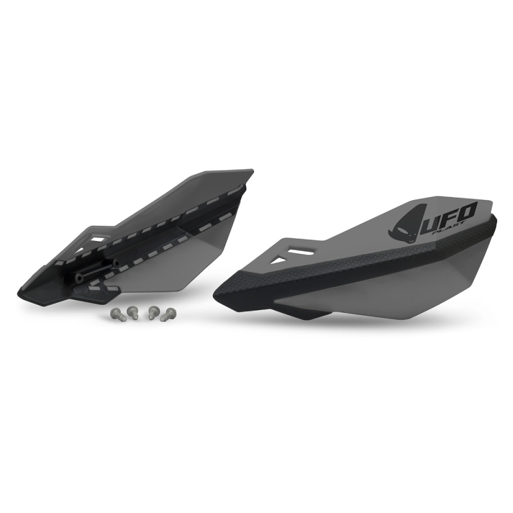 Pair of handguards UFO TRAXION for lever mounts grey