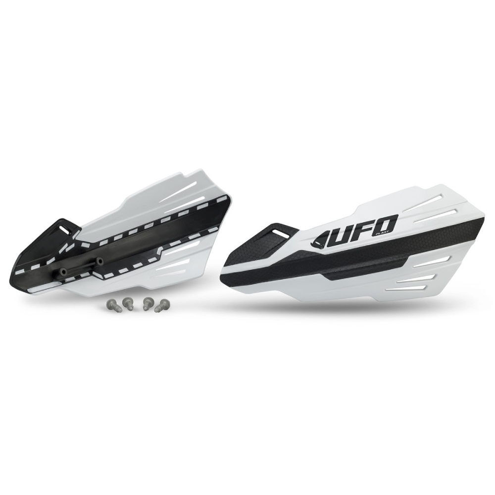 Pair of handguards UFO MERCURY for lever mounts white