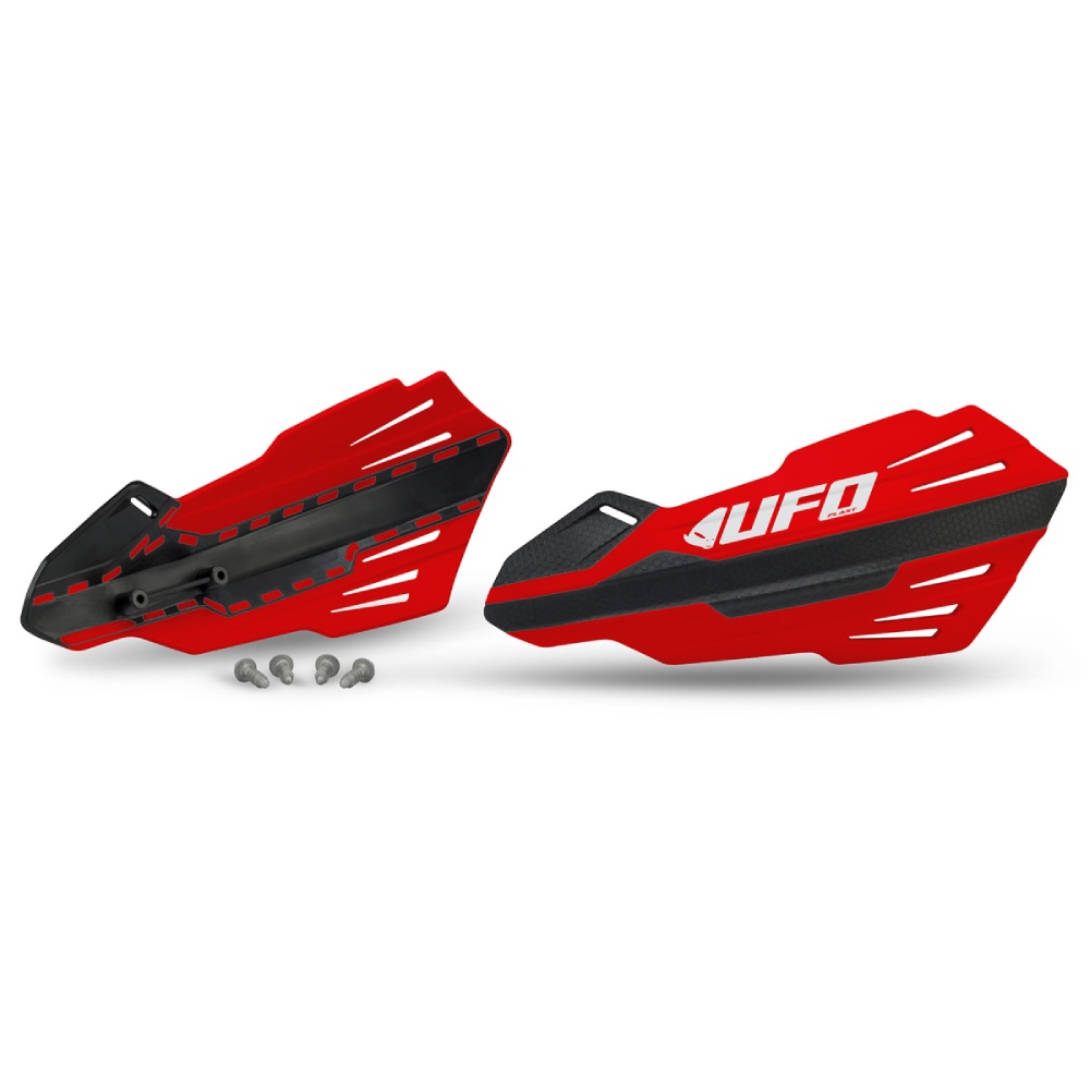 Pair of handguards UFO MERCURY for lever mounts red