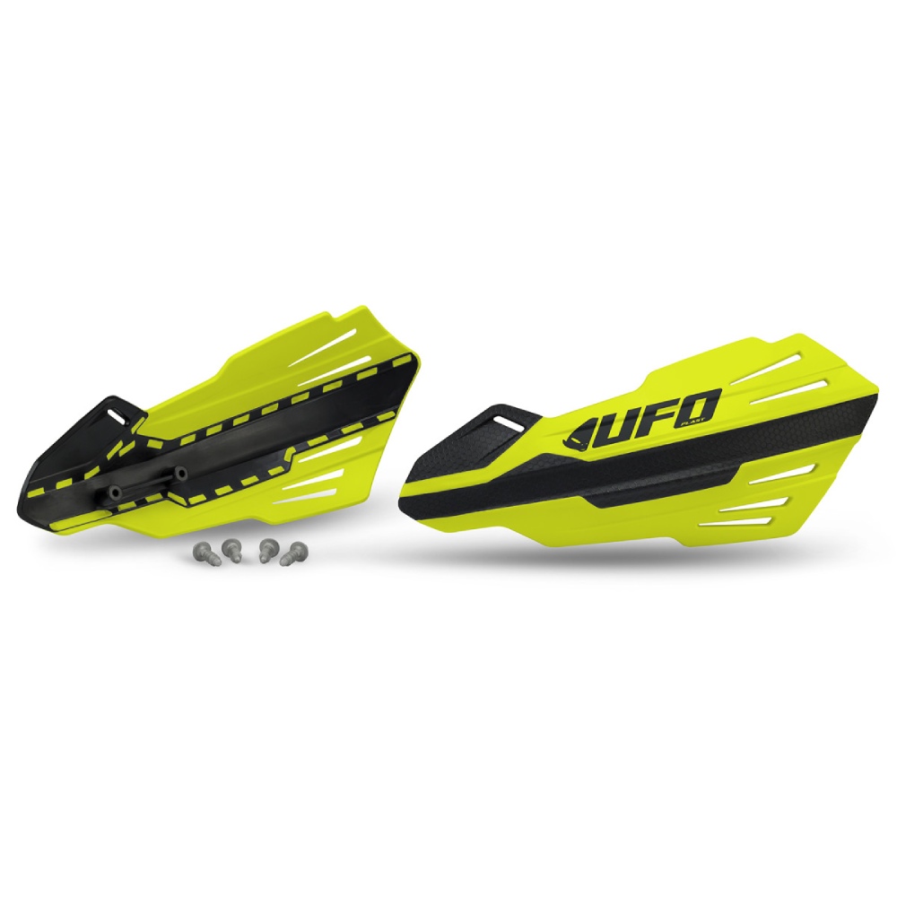 Pair of handguards UFO MERCURY for lever mounts yellow
