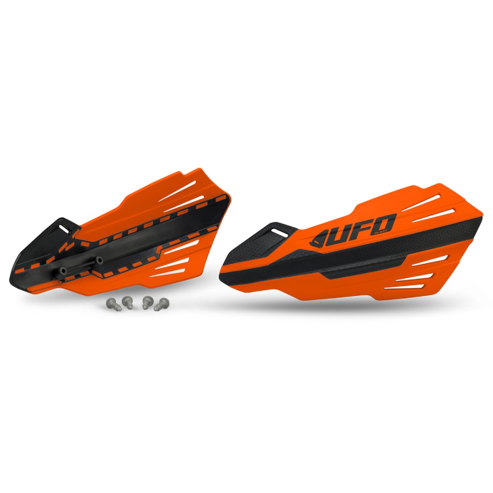 Pair of handguards UFO MERCURY for lever mounts orange