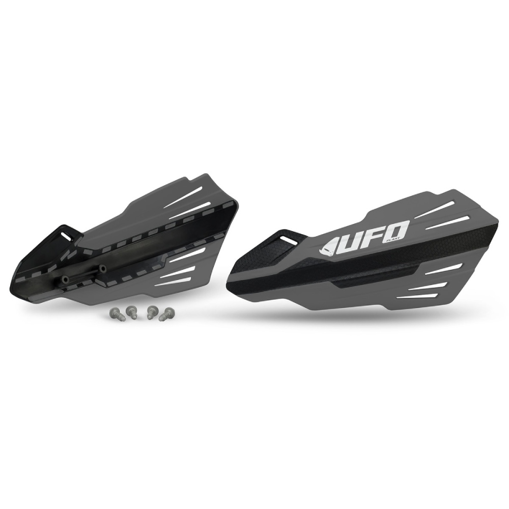 Pair of handguards UFO MERCURY for lever mounts grey